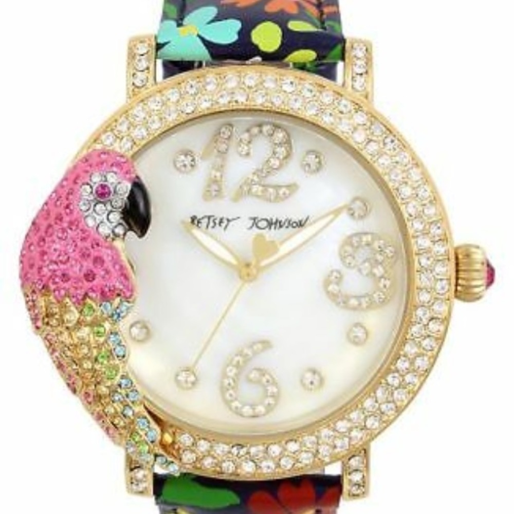 BETSEY JOHNSON PARROT WATCH